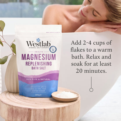 Westlab 100% Pure Magnesium Flakes Bath Soak 800g — image 4