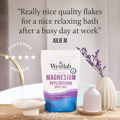 Westlab 100% Pure Magnesium Flakes Bath Soak 800g — image 5