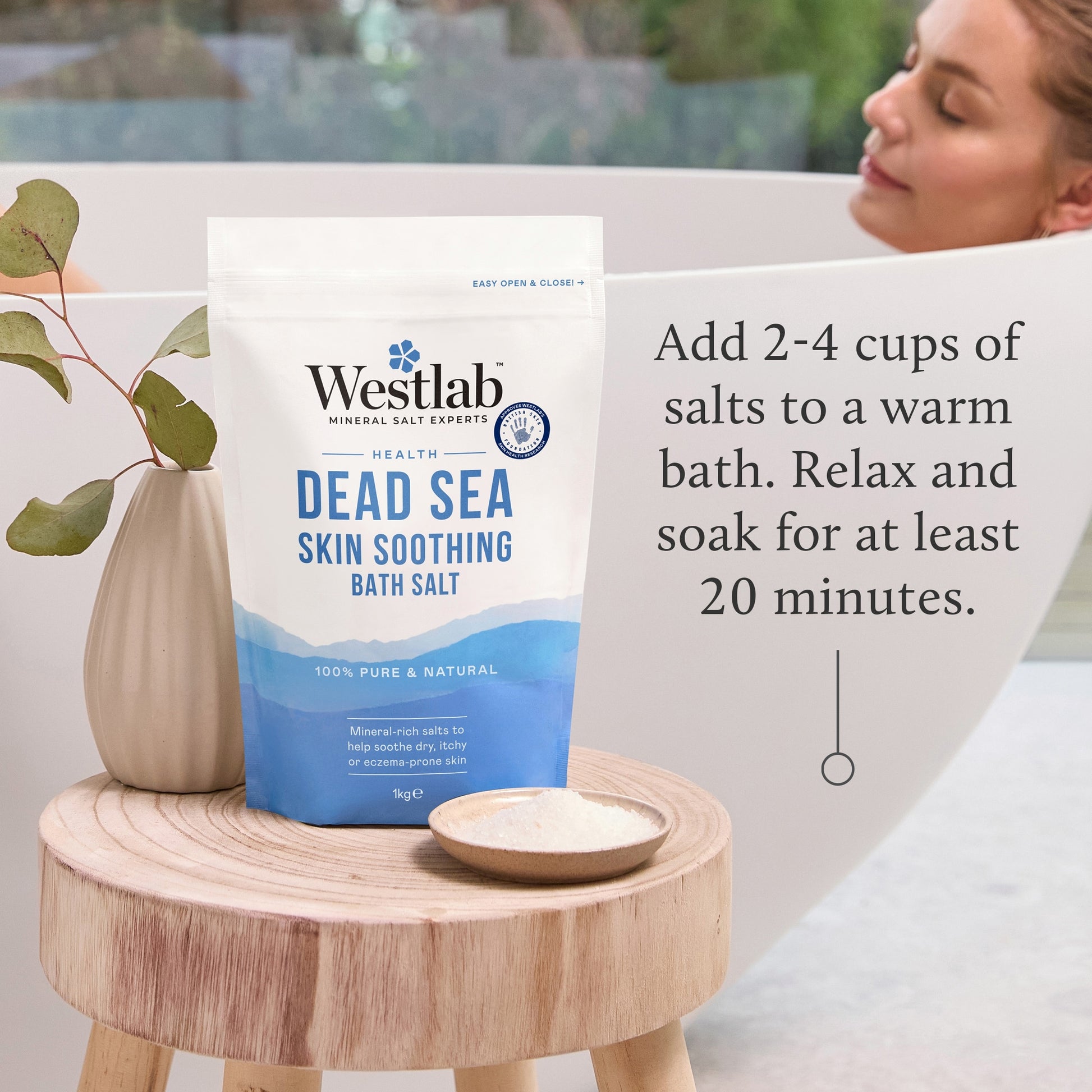 Westlab Dead Sea Bath Salt 1kg — image 4