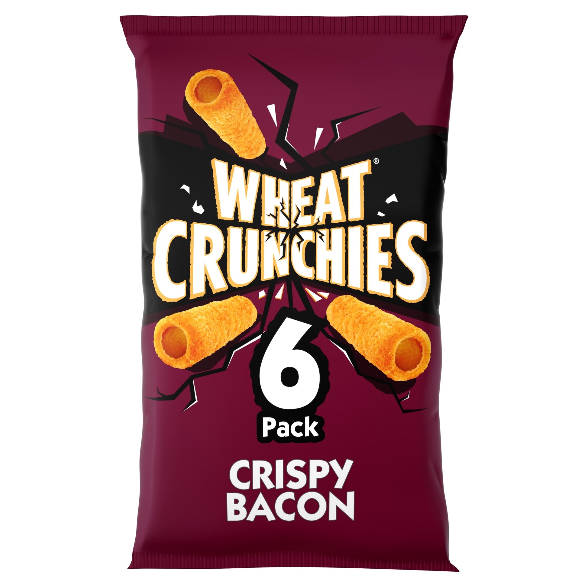 Wheat Crunchies Bacon Multipack Crisps 6x20g — image 1