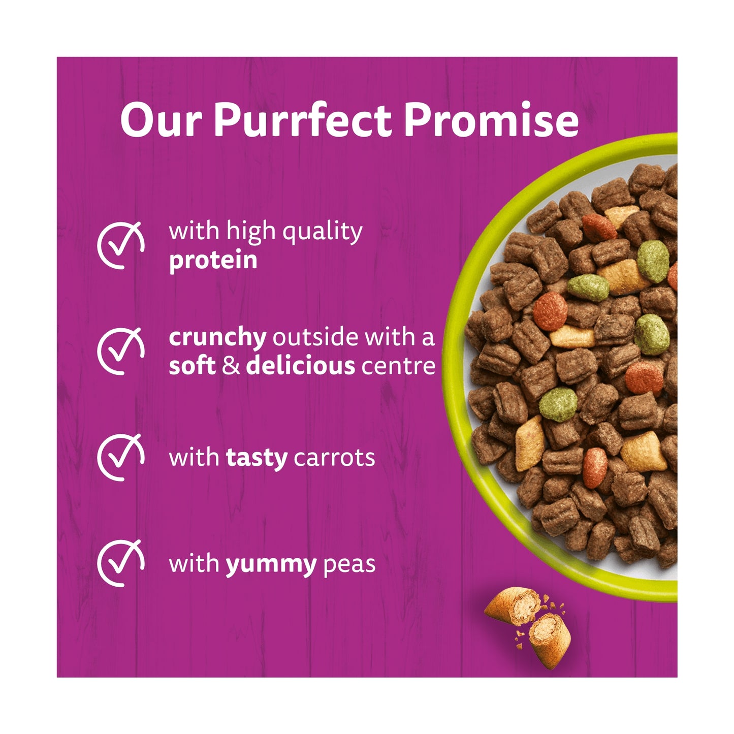 Whiskas 1+ Adult Dry Cat Food Biscuits Lamb 1.9kg — image 2