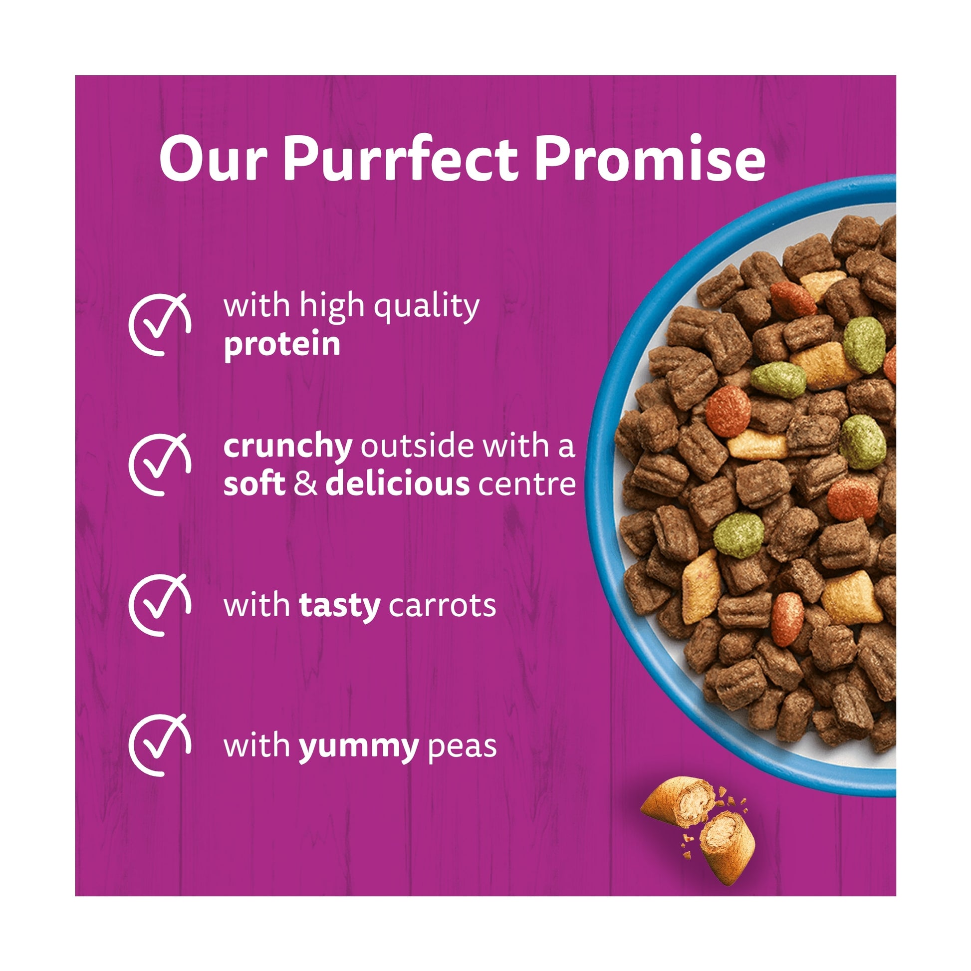 Whiskas 1+ Adult Dry Cat Food Biscuits Tuna 1.9kg — image 2