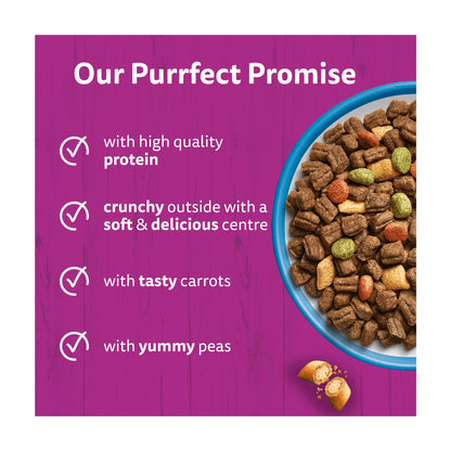 Whiskas 1+ Adult Dry Cat Food Biscuits Tuna 800g — image 2