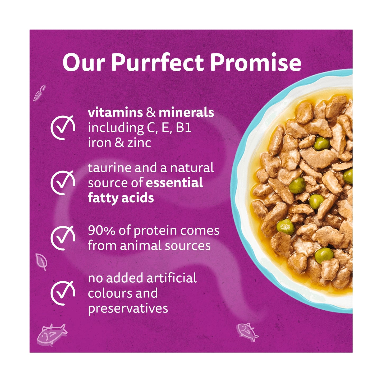 WHISKAS 1+ Aromatic Seafood Delight Selection Wet Cat Food Pouches in Gravy 12x85g — image 2
