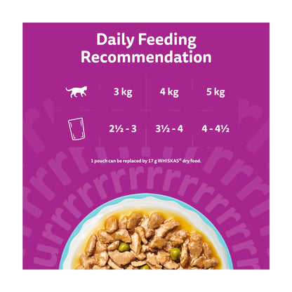 WHISKAS 1+ Aromatic Seafood Delight Selection Wet Cat Food Pouches in Gravy 12x85g — image 5
