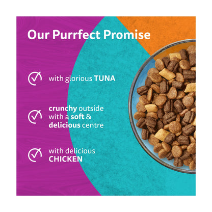 WHISKAS 1+ DUO Surf & Turf Dry Cat Food Biscuits 800g — image 2