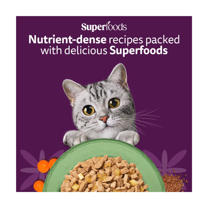 WHISKAS 1+ SUPERFOODS MIXED Selection Wet Cat Food Pouches in Jelly 15 x 50g — image 4