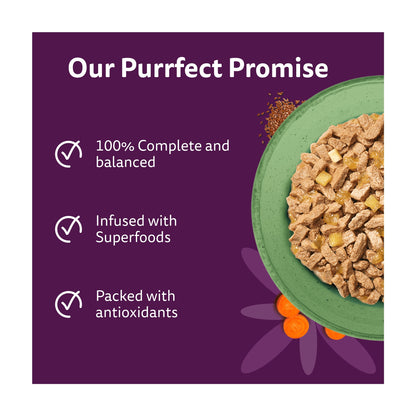 WHISKAS 1+ SUPERFOODS MIXED Selection Wet Cat Food Pouches in Jelly 6x50g — image 2