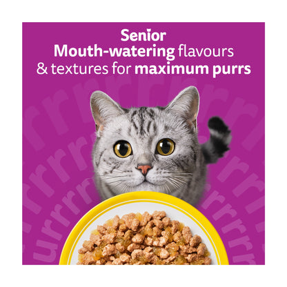 Whiskas 11+ Senior Wet Cat Food Poultry Feasts in Jelly 12x85g — image 4