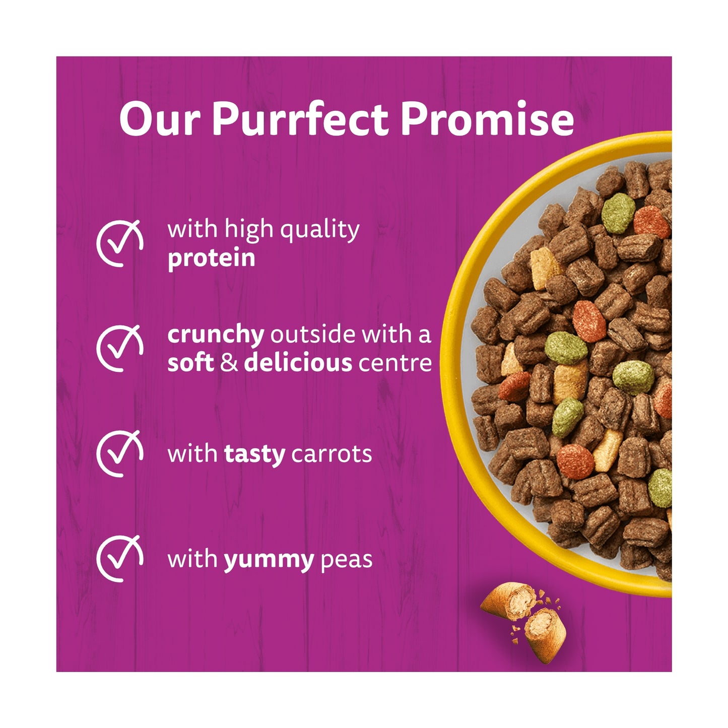 Whiskas 7+ Senior Dry Cat Food Biscuits Chicken 1.9kg — image 2
