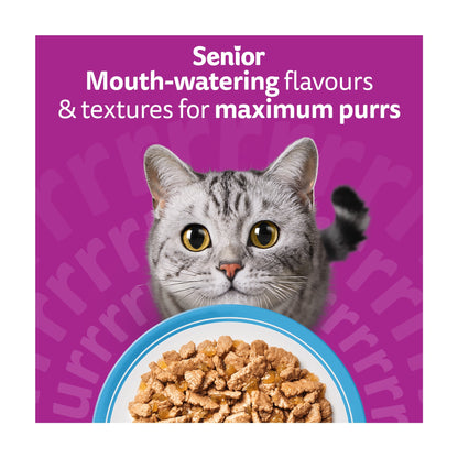 Whiskas 7+ Senior Wet Cat Food Fish Favourites in Jelly 12x85g — image 4