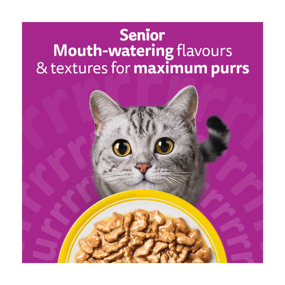Whiskas 7+ Senior Wet Cat Food Poultry Feasts In Gravy 12x85g — image 4