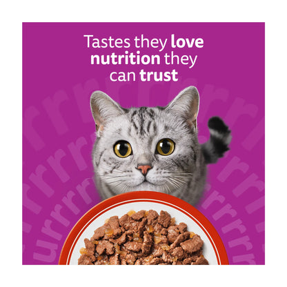 Whiskas Adult Wet Cat Food Pouches Meaty Meals in Jelly 12x85g — image 4