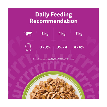 Whiskas Adult Wet Cat Food Pouches Mixed Menu in Jelly 40x85g — image 5