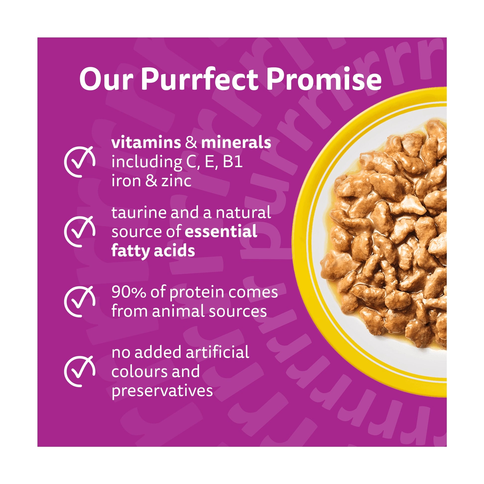 Whiskas Adult Wet Cat Food Pouches Poultry Feasts in Gravy 12x85g — image 2
