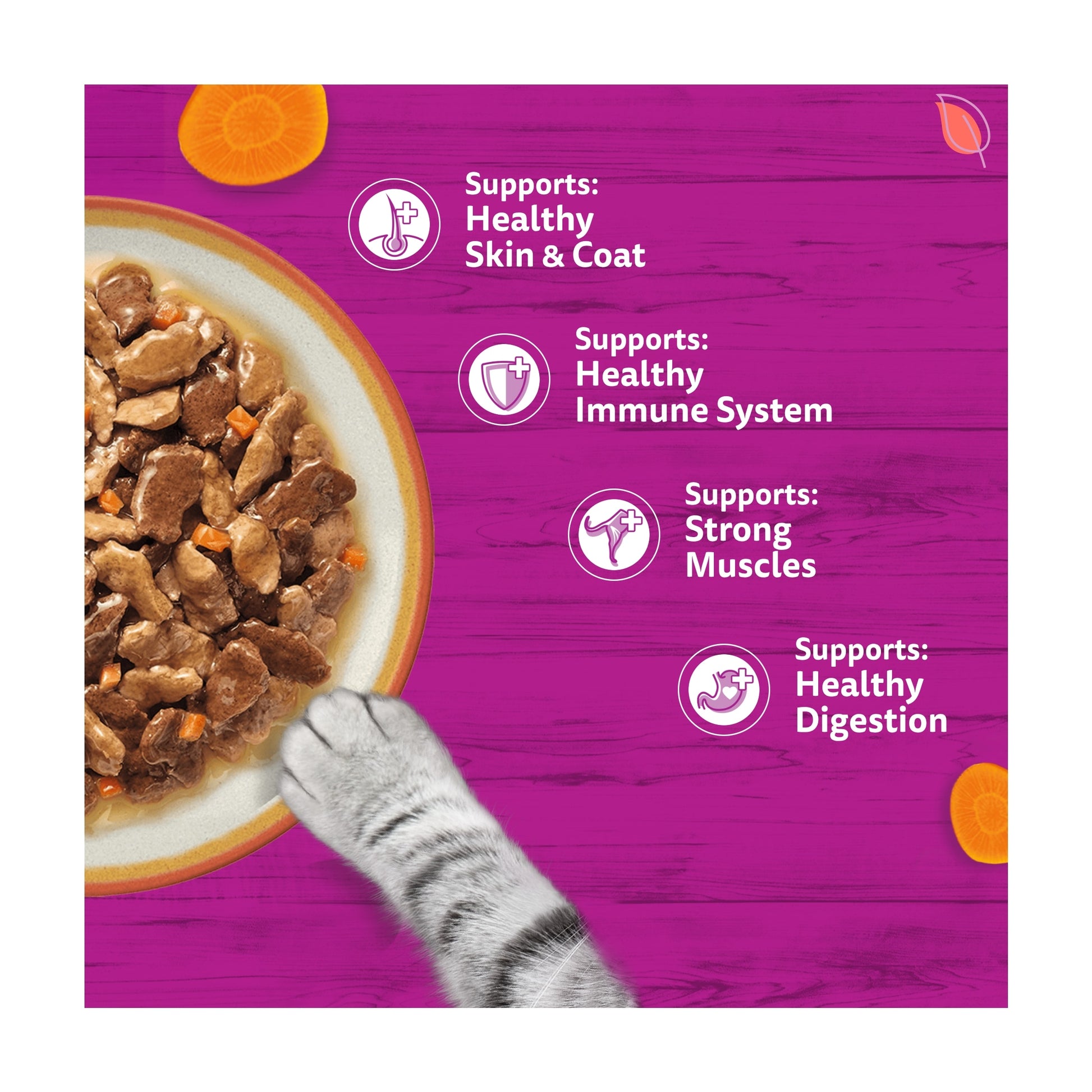 Whiskas Country Collection Mix Adult Wet Cat Food Pouches in Gravy 12x85g — image 3
