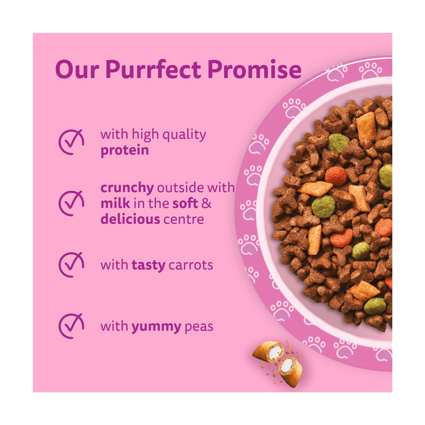 Whiskas Kitten Dry Cat Food Biscuits Chicken 1.9Kg — image 2