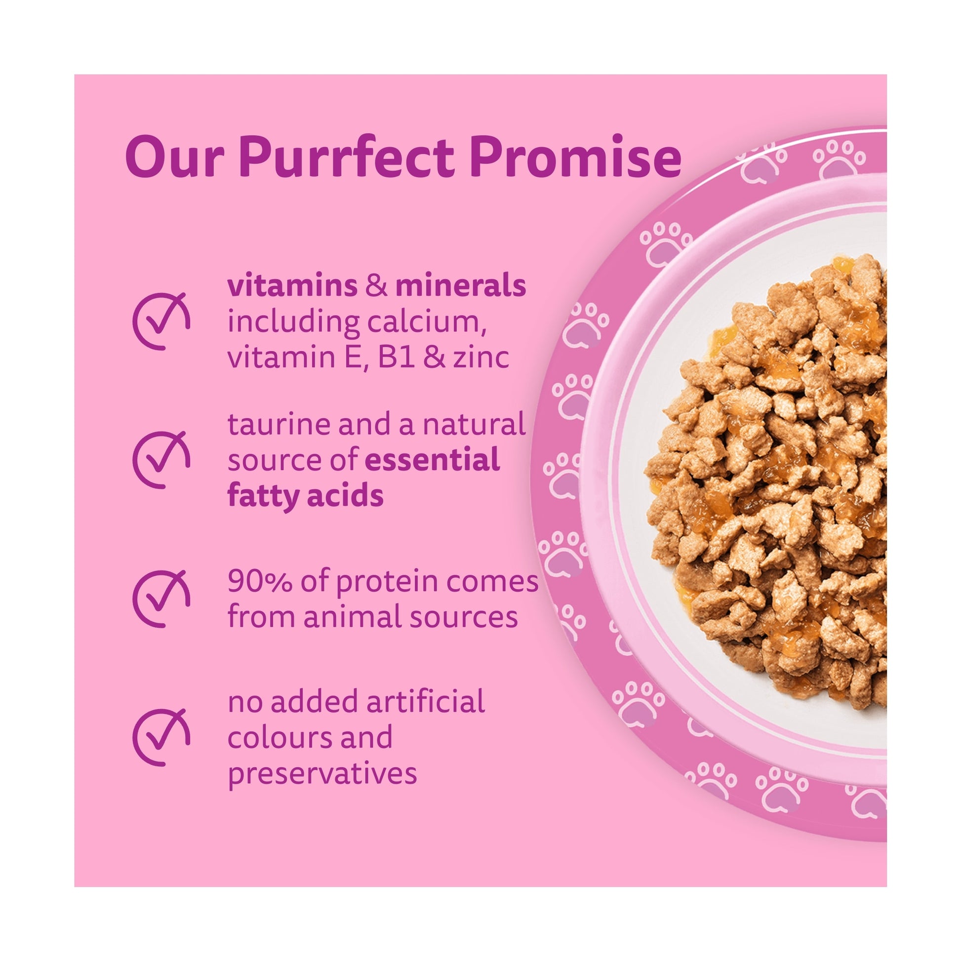 Whiskas Kitten Wet Cat Food Pouches Fish Favourites in Jelly 12x85g — image 2