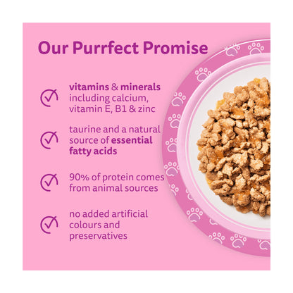 Whiskas Kitten Wet Cat Food Pouches Poultry Feasts In Jelly 12x85g — image 2