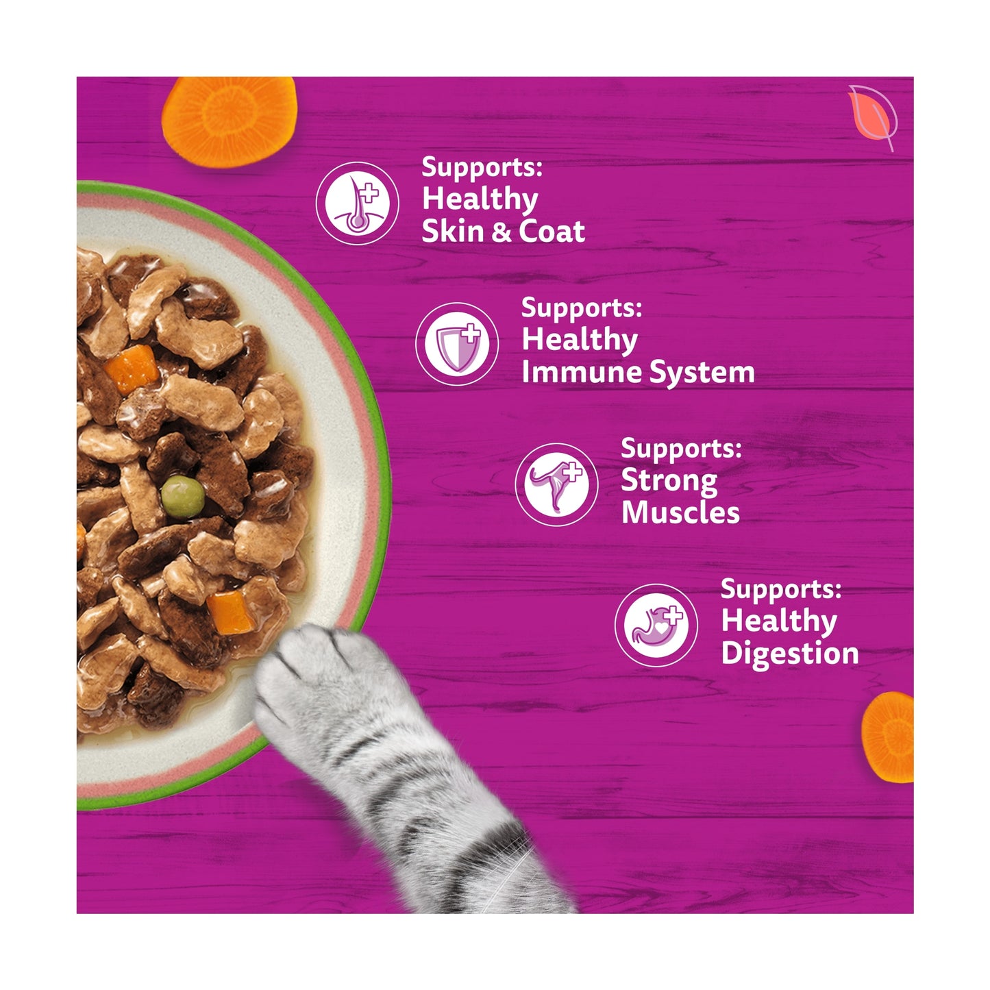 Whiskas Tasty Mix Chef's Choice Adult Wet Cat Food Pouches Gravy 40x85g — image 3
