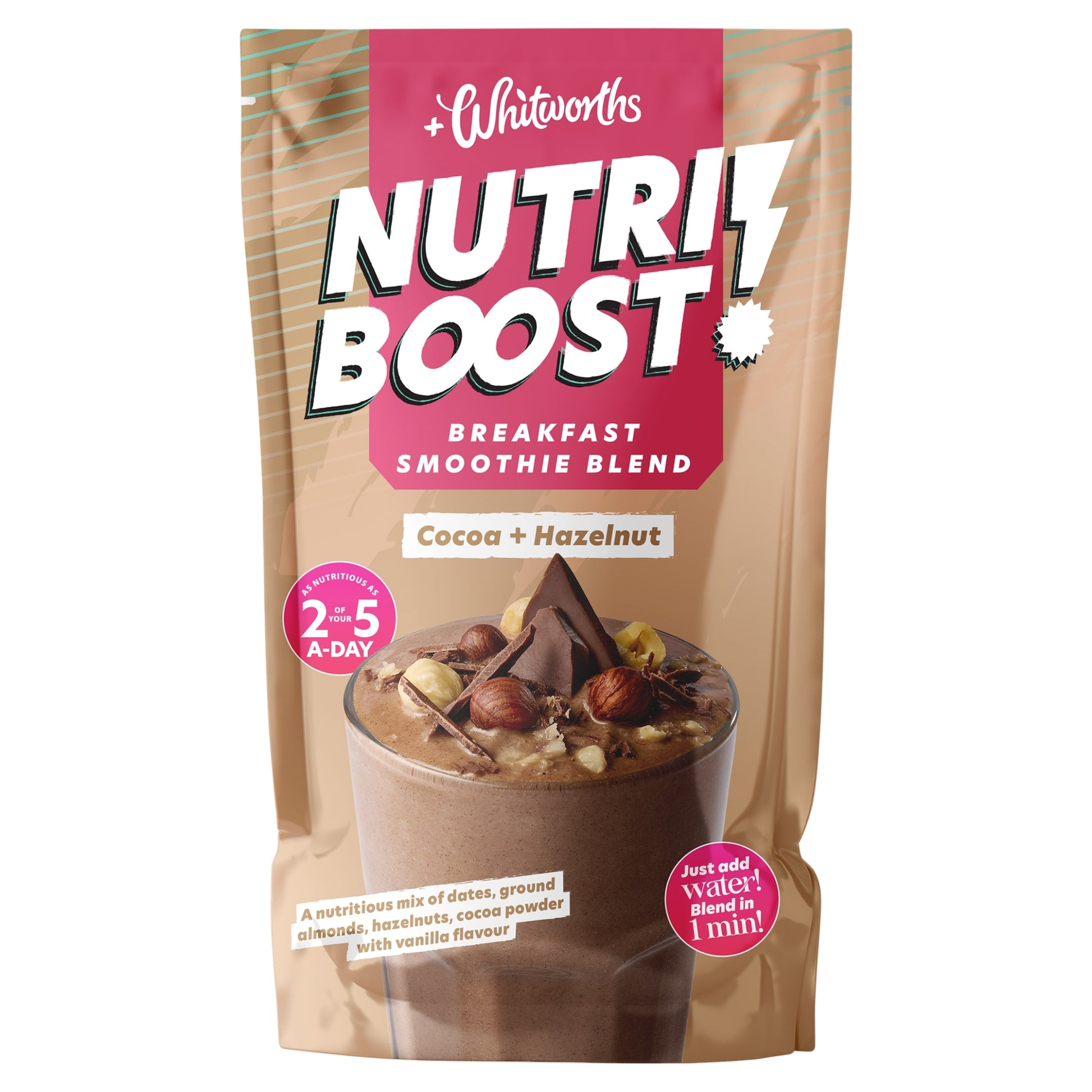 Whitworths Nutriboost Cocoa & Hazelnut Smoothie Blend 75g — image 1