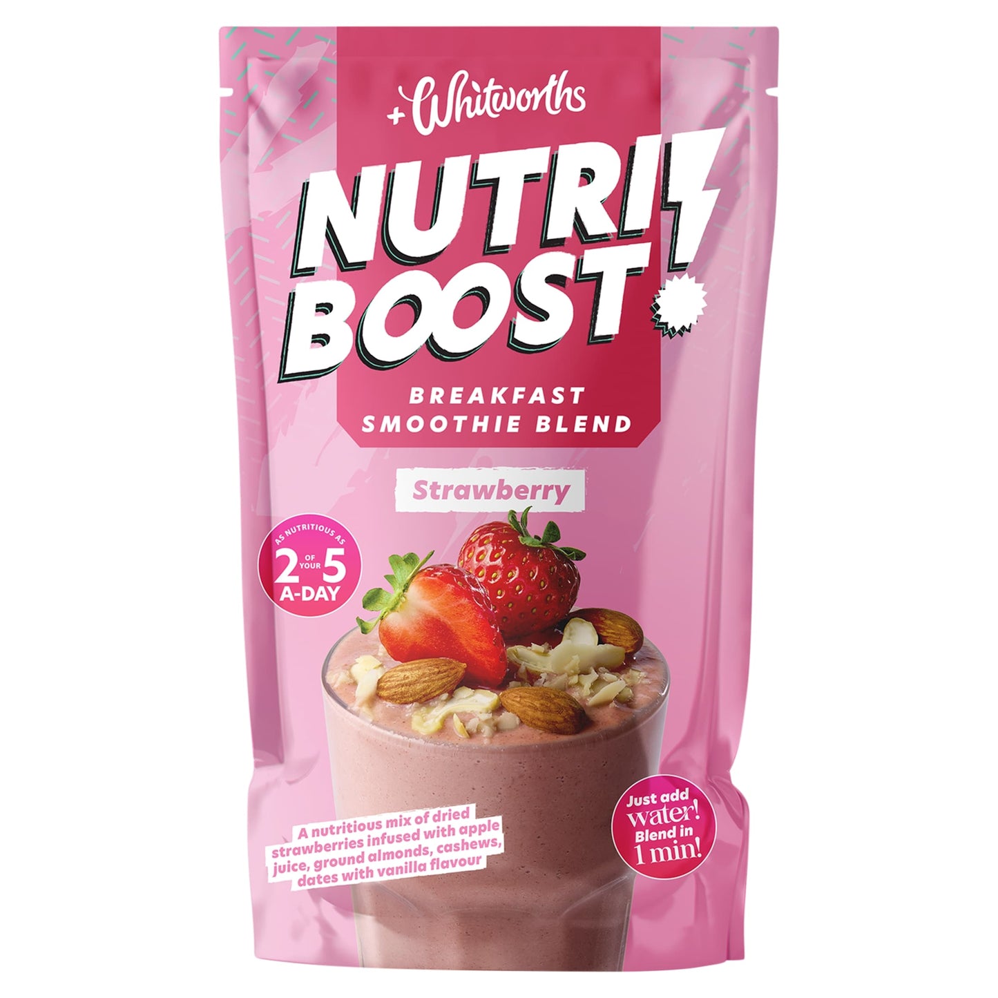 Whitworths Nutriboost Strawberry Smoothie Blend 75g — image 1