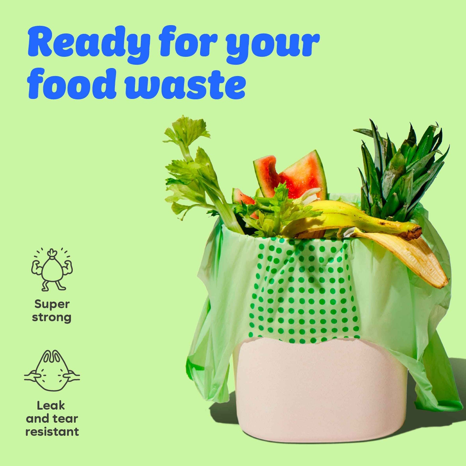 Who Gives A Crap 30 Compostable Food Waste Bags 11l