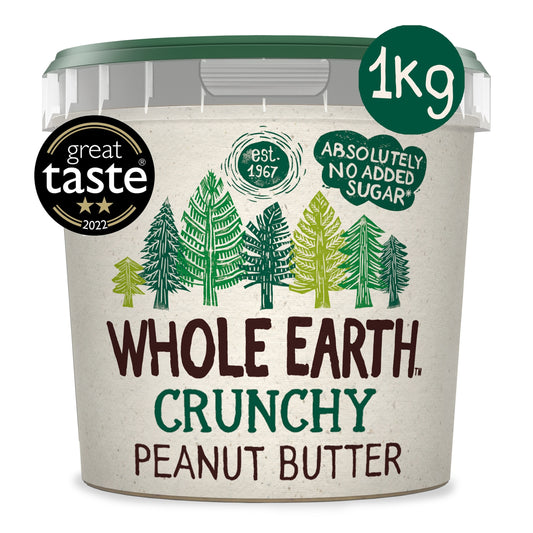 Whole Earth Crunchy Peanut Butter 1Kg — image 1