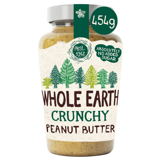 Whole Earth Crunchy Peanut Butter 454G — image 1