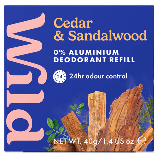 Wild Cedar & Sandalwood Deodorant Refill 40g — image 1