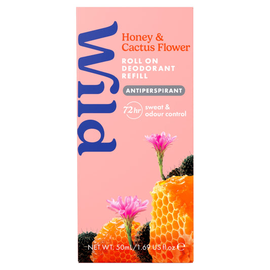 Wild Honey & Cactus Flower Roll On Deodorant Refill Antiperspirant 50ml — image 1