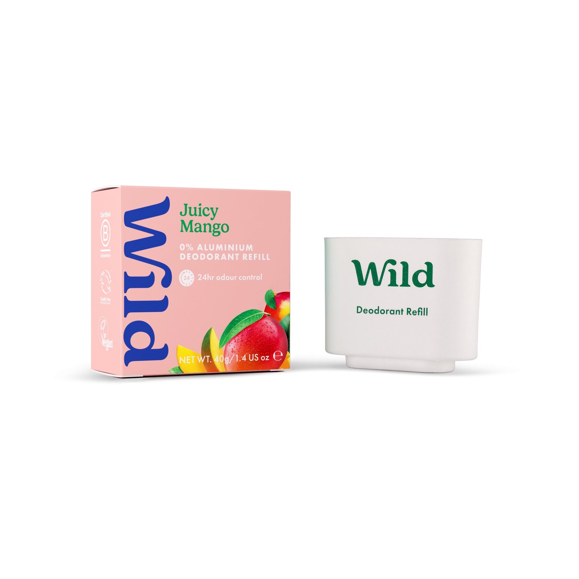 Wild Juicy Mango 0% Aluminium Deodorant Refill 40g — image 2
