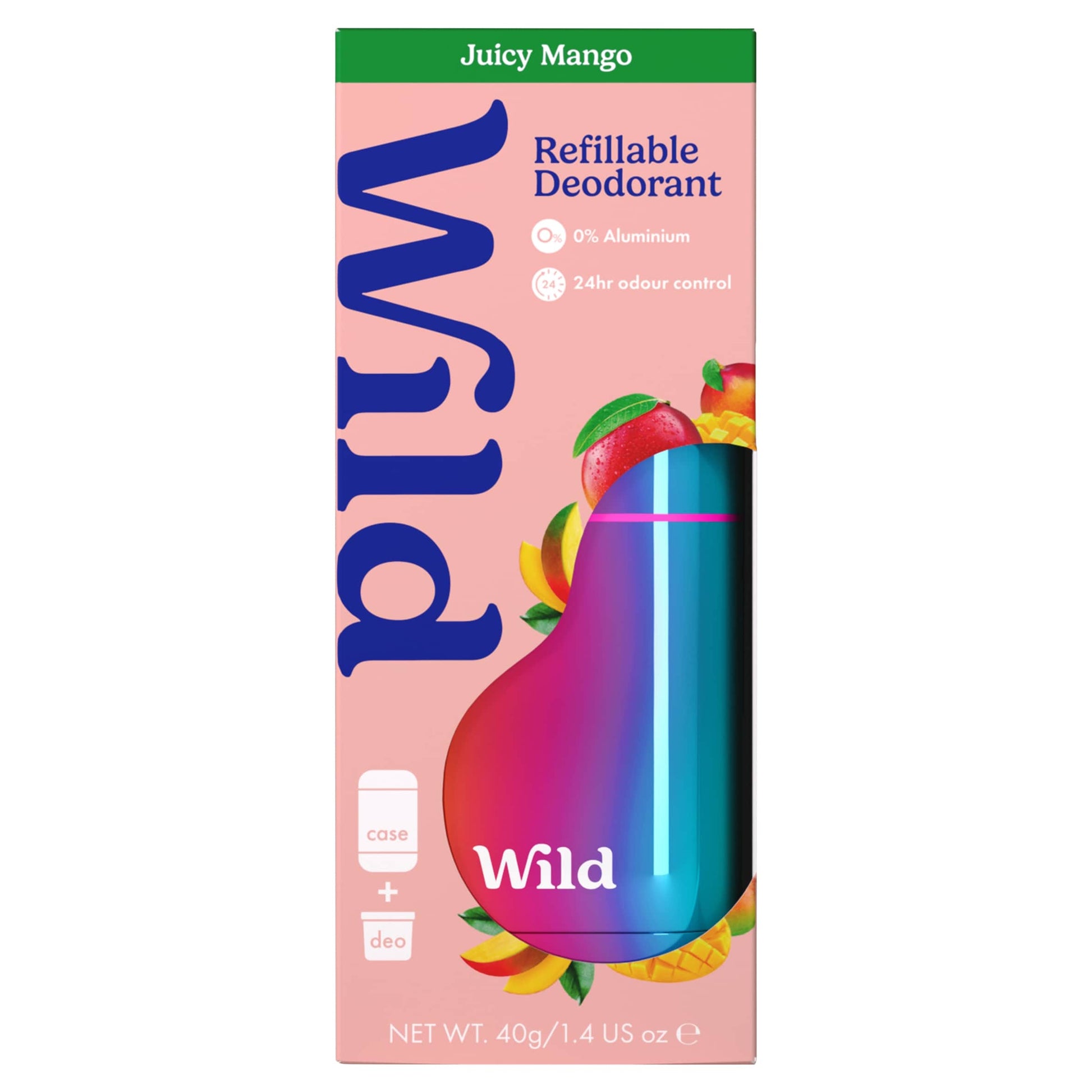 Wild Juicy Mango Refillable Deodorant 0% Aluminium 40g — image 1