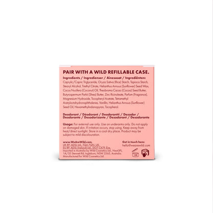 Wild Sensitive Coconut & Almond Cream 0% Aluminium Deodorant Refill 40g — image 3