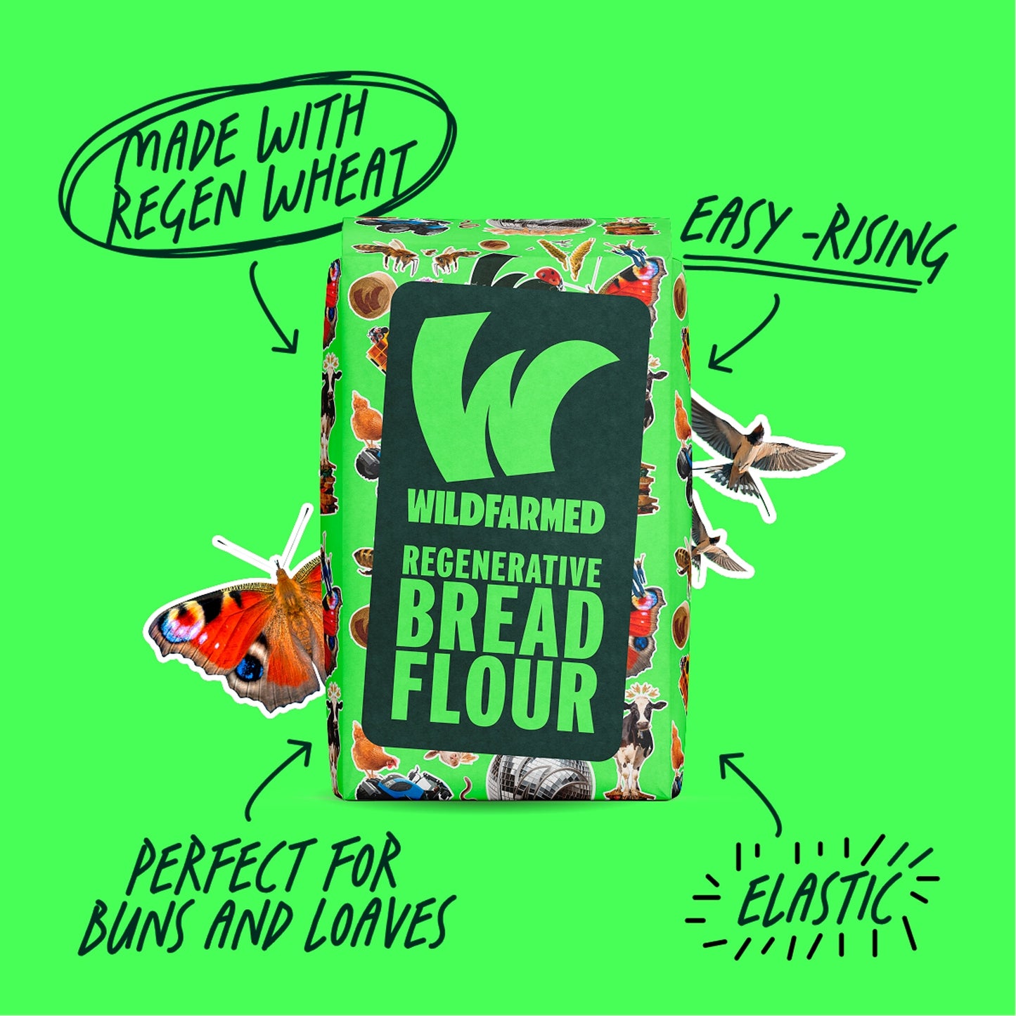 Wildfarmed Bread Flour 1kg — image 2