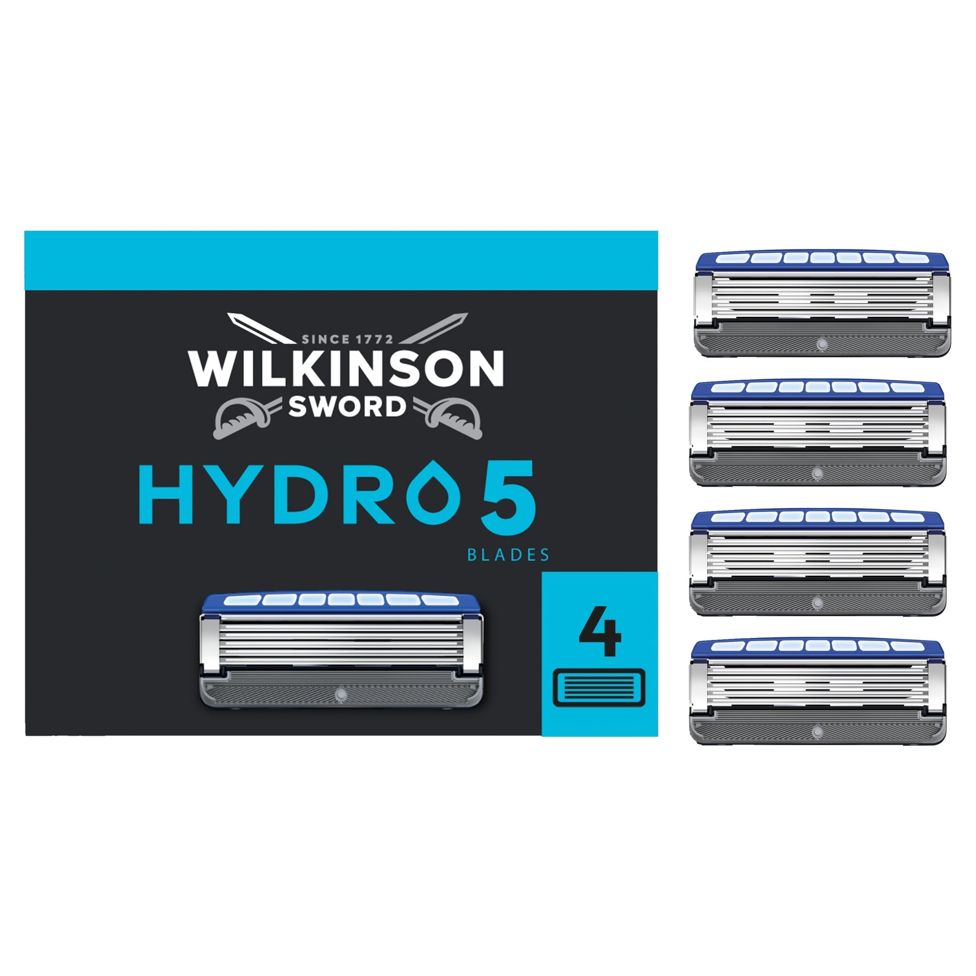 Wilkinson Sword Hydro 5 Men’s Razor Blade Refills 4 pack — image 1