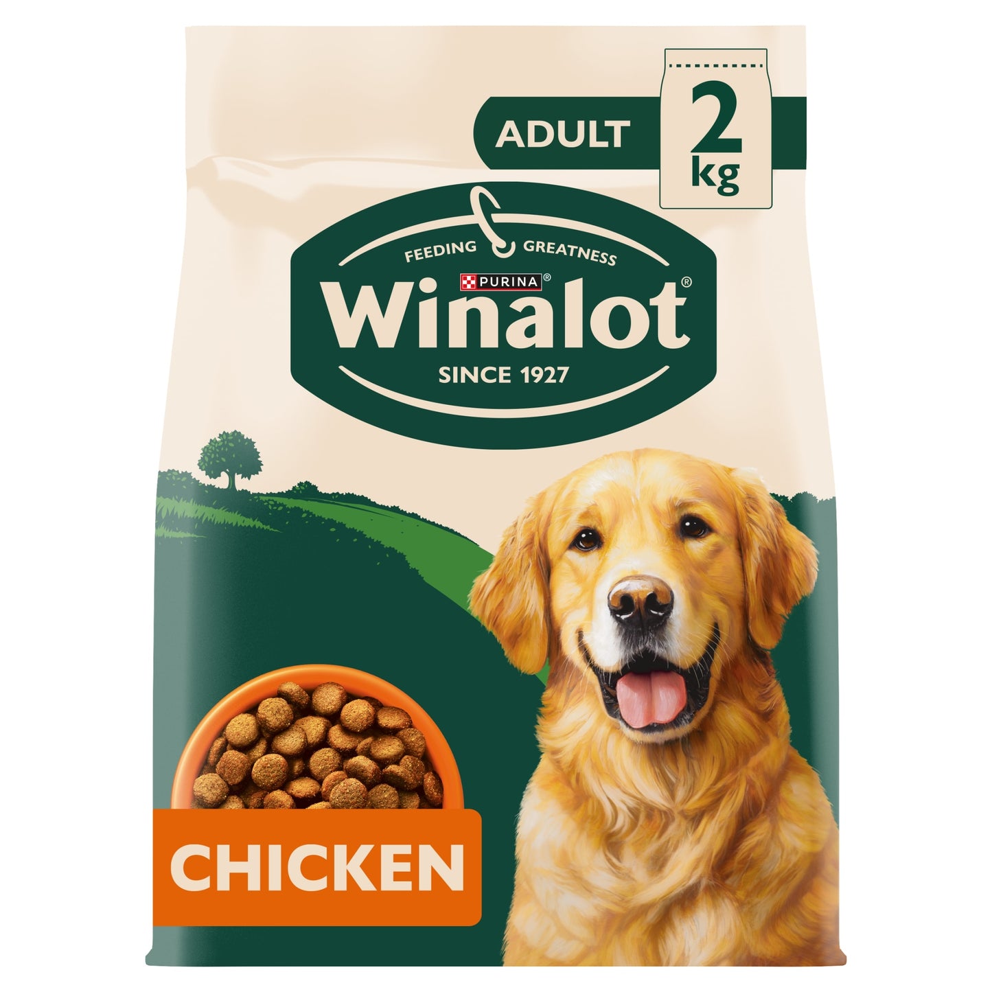 WINALOT Chicken Dry Dog Food 2kg — image 1