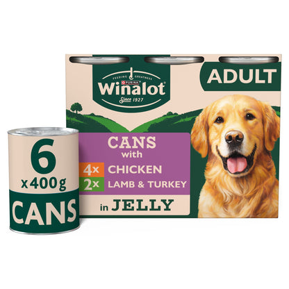 WINALOT® Classics Meat in Jelly Wet Dog Food 6x400g — image 1