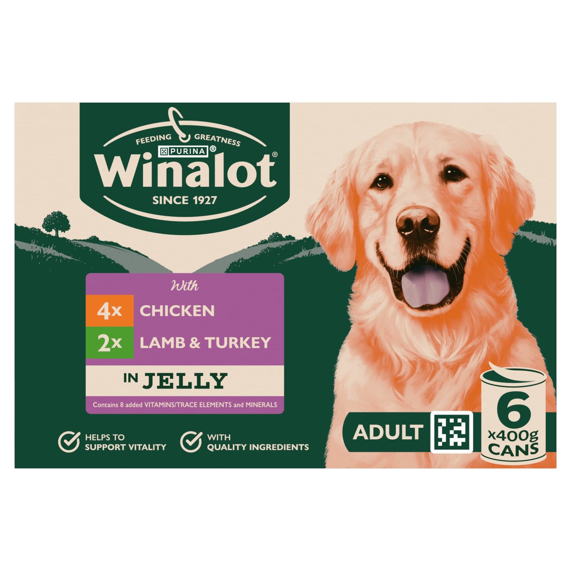 WINALOT® Classics Meat in Jelly Wet Dog Food 6x400g — image 2