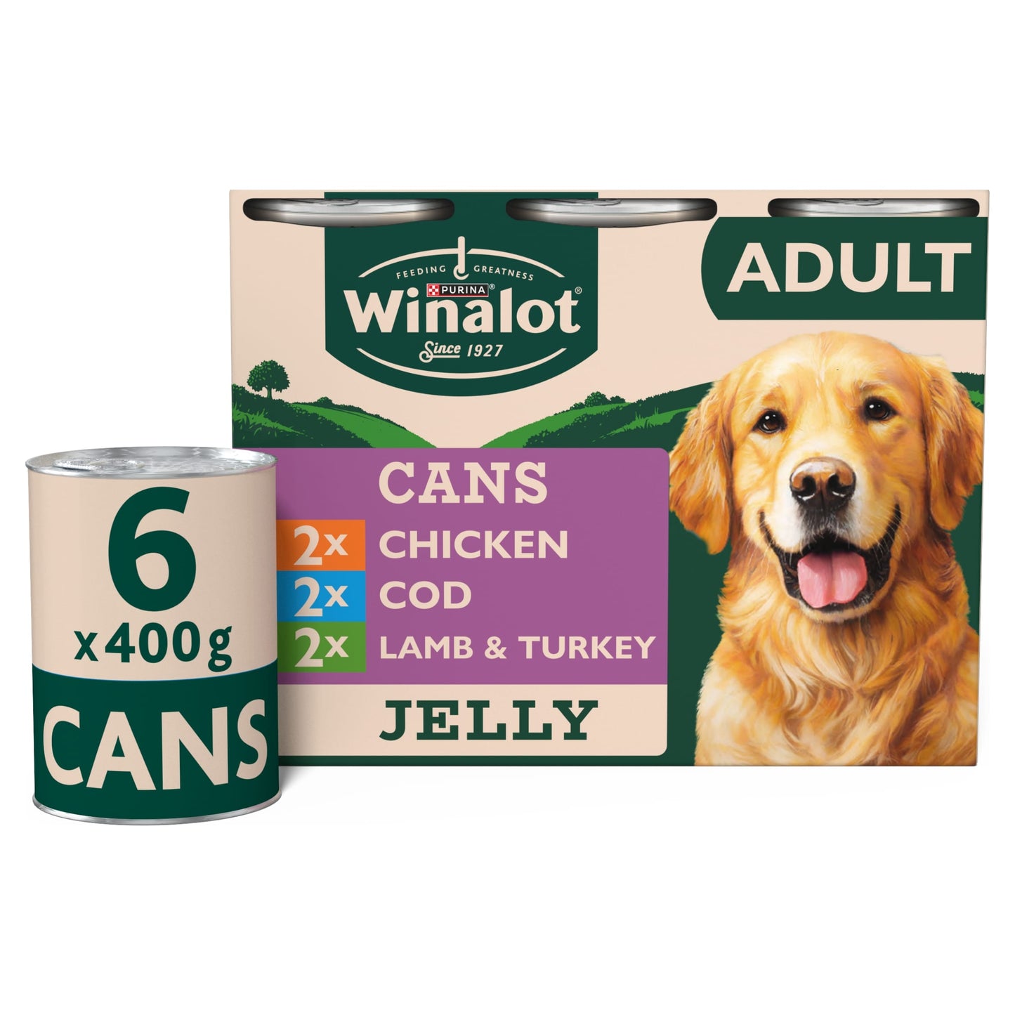 WINALOT® Classics Mixed in Jelly Wet Dog Food 6x400g — image 1