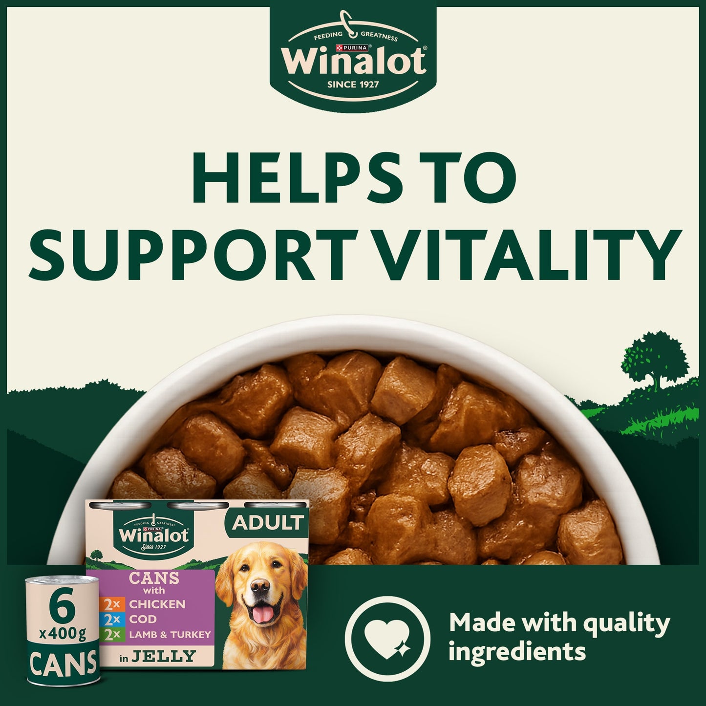 WINALOT® Classics Mixed in Jelly Wet Dog Food 6x400g — image 3