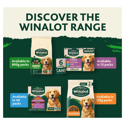 WINALOT Monday Meaty Casseroles Chicken, Turkey, Duck in Gravy Wet Dog Food 12 x 85g — image 3