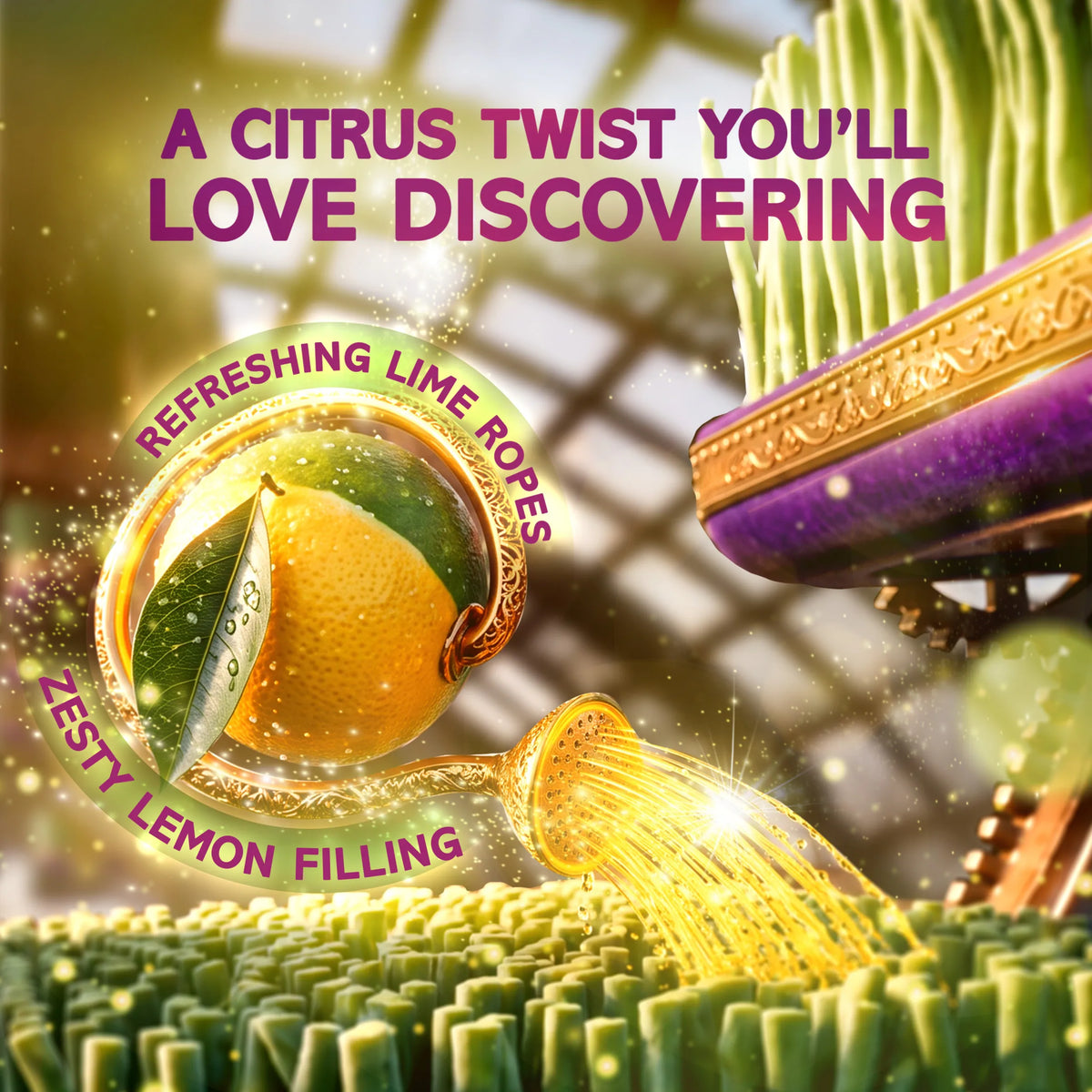 Wonka Magic Garden Lemon and Lime Flavour 100g — image 2