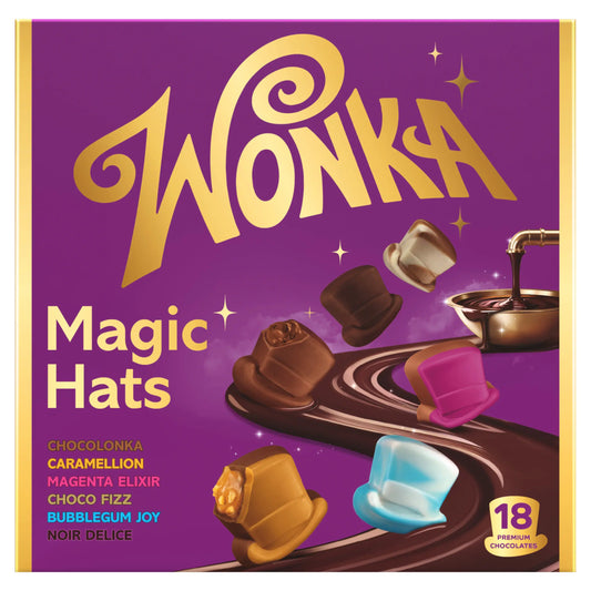 Wonka Magic Hats 18 chocolates 174g — image 1
