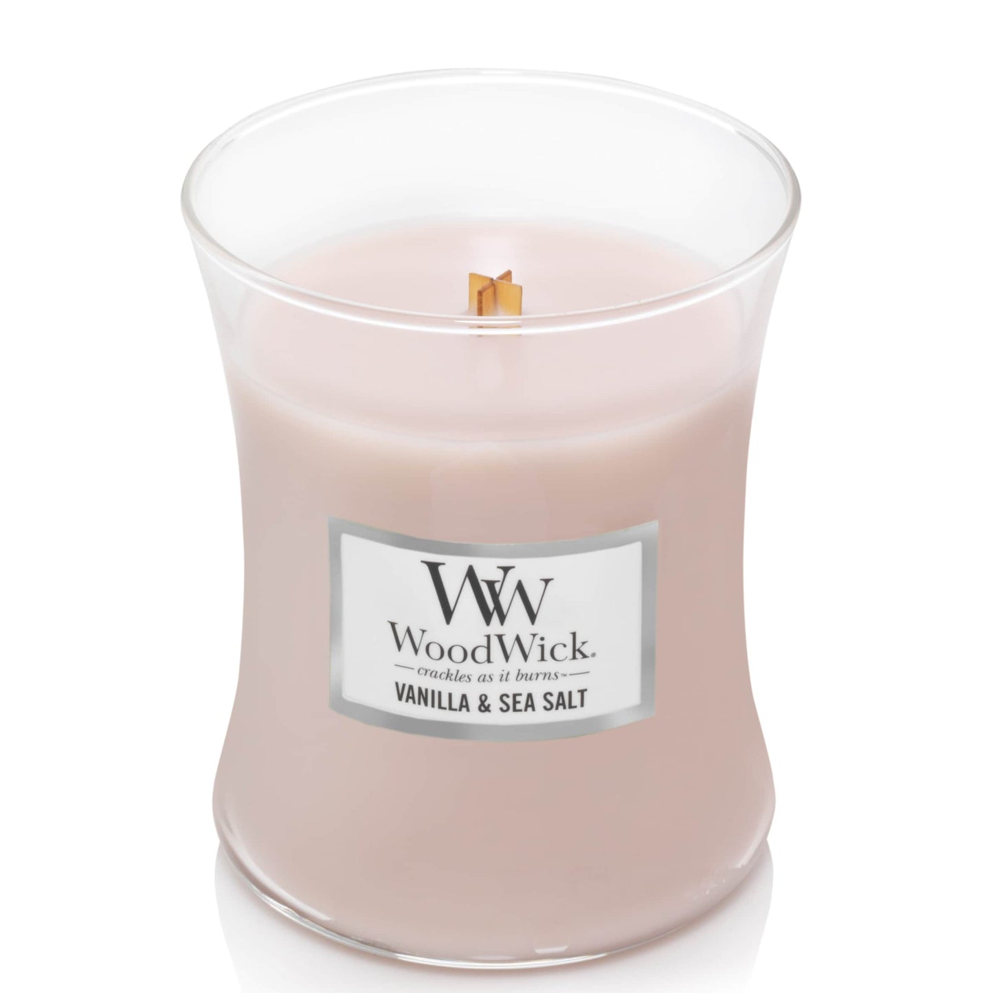 Woodwick Vanilla and Seasalt Medium Hourglass Candle 275g — image 3