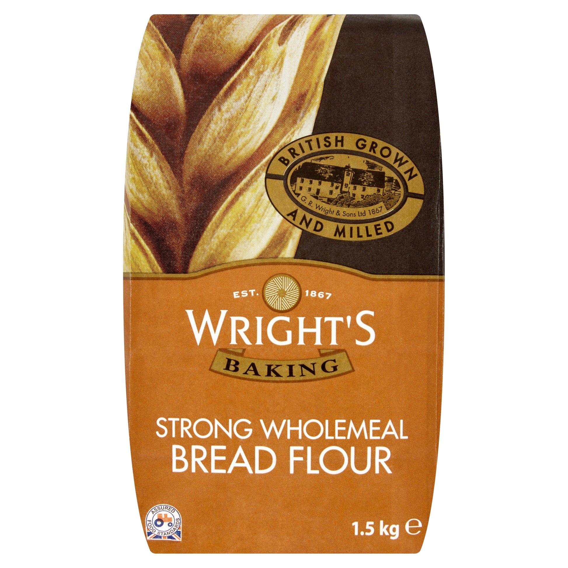 Wrights Strong Wholemeal Bread Flour 1.5Kg (L) — image 1