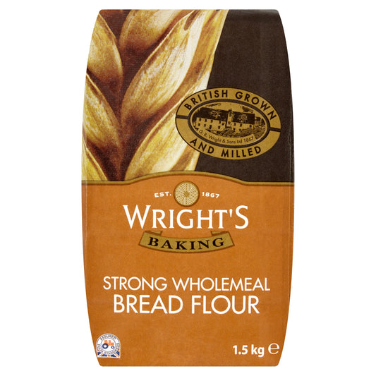 Wrights Strong Wholemeal Bread Flour 1.5Kg (L) — image 1