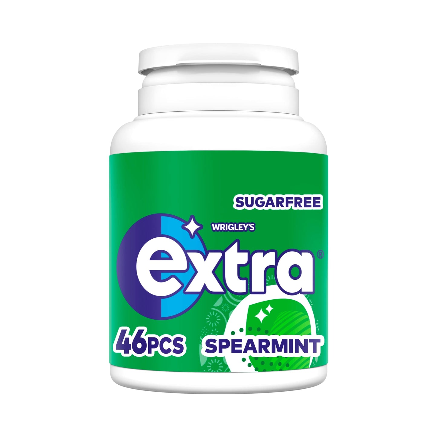 Wrigley's Extra Spearmint Sugar Free Chewing Gum 46 Pieces 64g — image 1