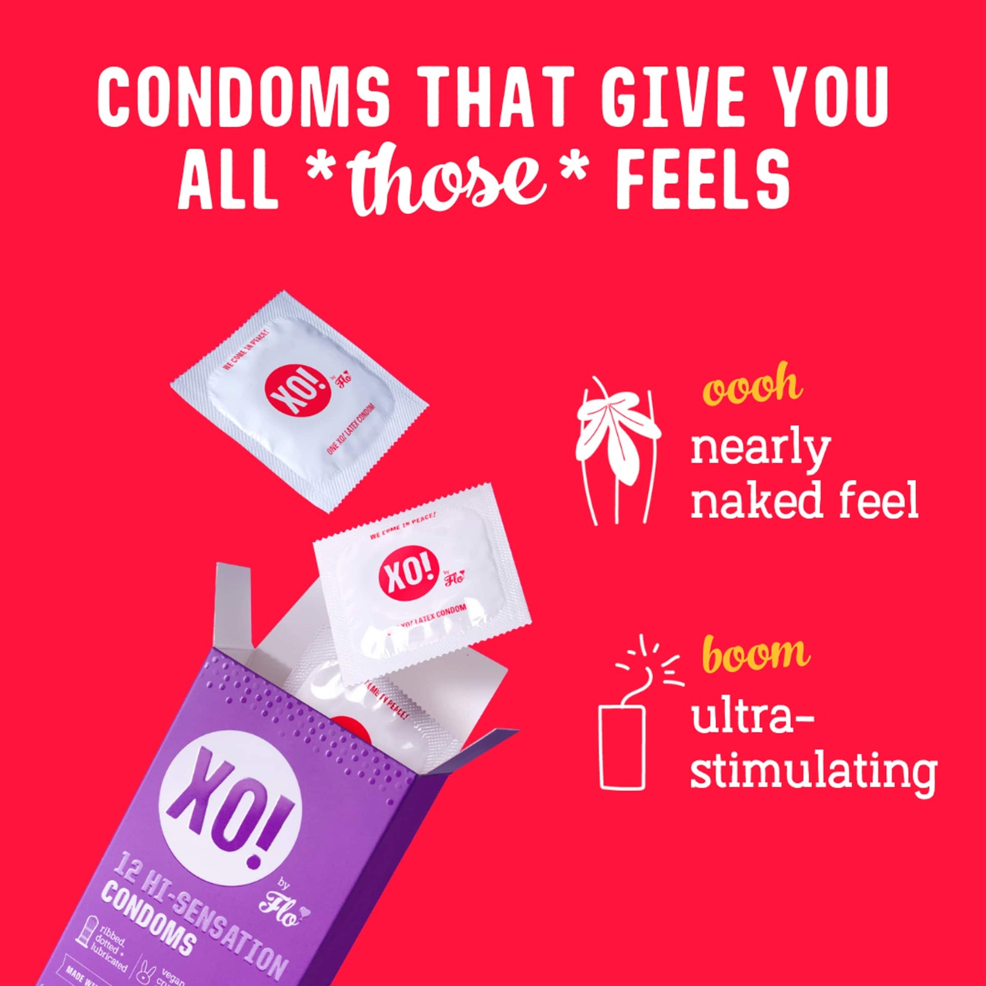 XO! 12 Hi-Sensation Condoms — image 2