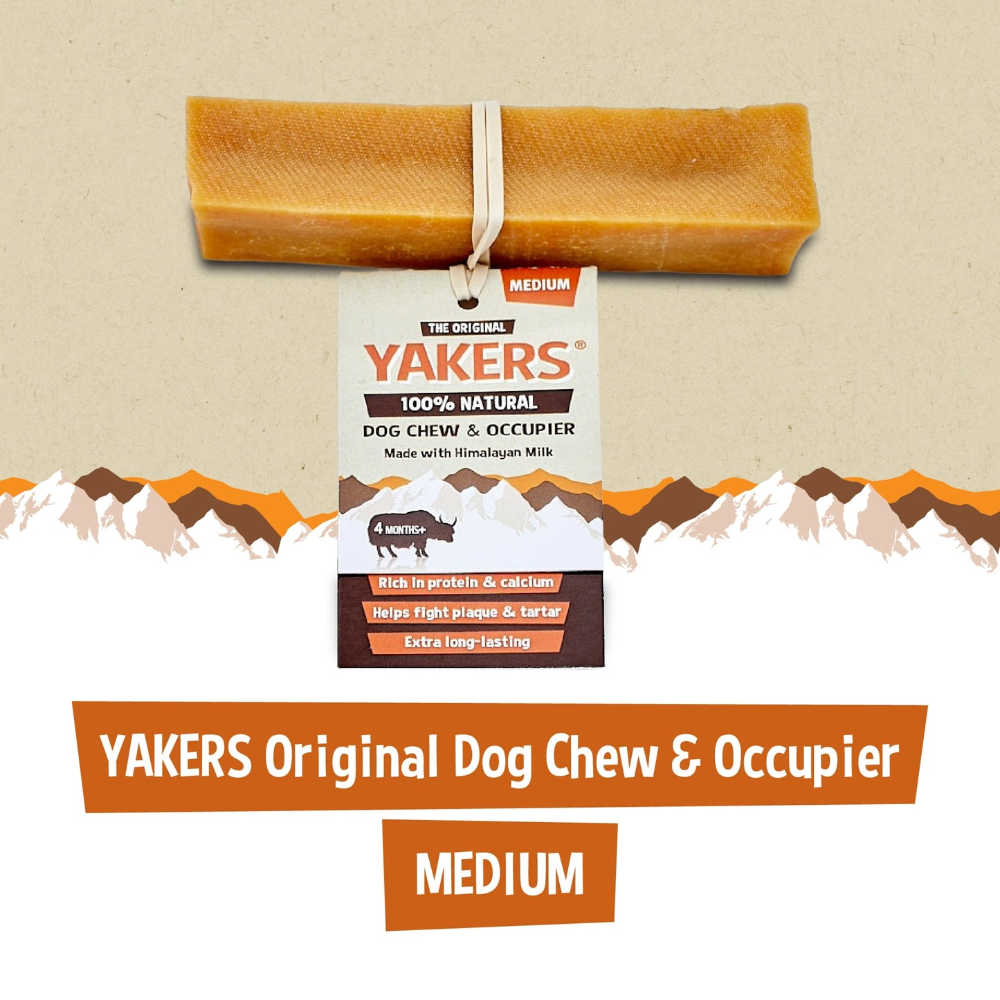Yakers The Original 100% Natural Dog Chew & Occupier Medium — image 2
